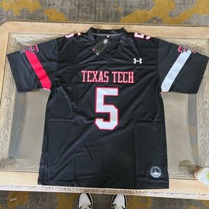 Patrick Mahomes Jersey Mens Large Black Texas Tech Red Raiders